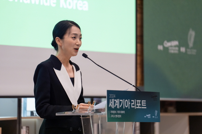 김주령 컨선월드와이드 한국 친선대사, 기아종식 위한 관심 촉구